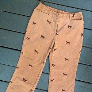 Lilly Pulitzer Cropped Horse Trousers